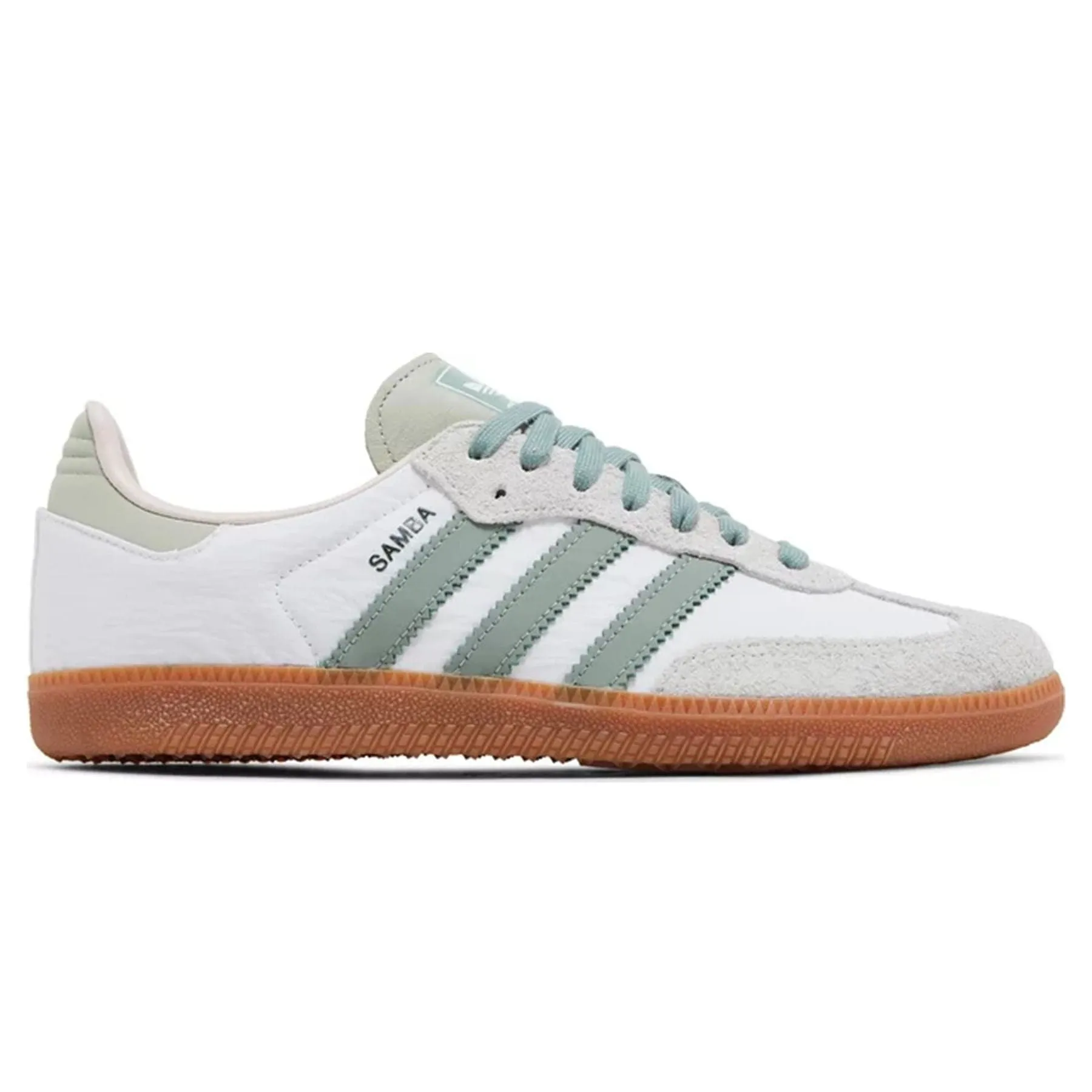 adidas Samba OG Wmns 'White Silver Green'