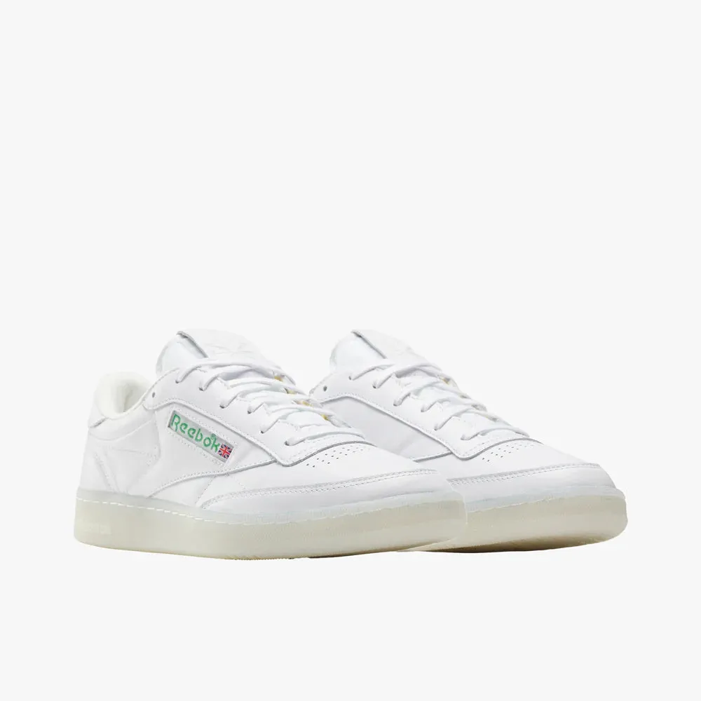 Club C 85 40th Anniversary Vintage Shoes (White   Glen Green   Vector Red)