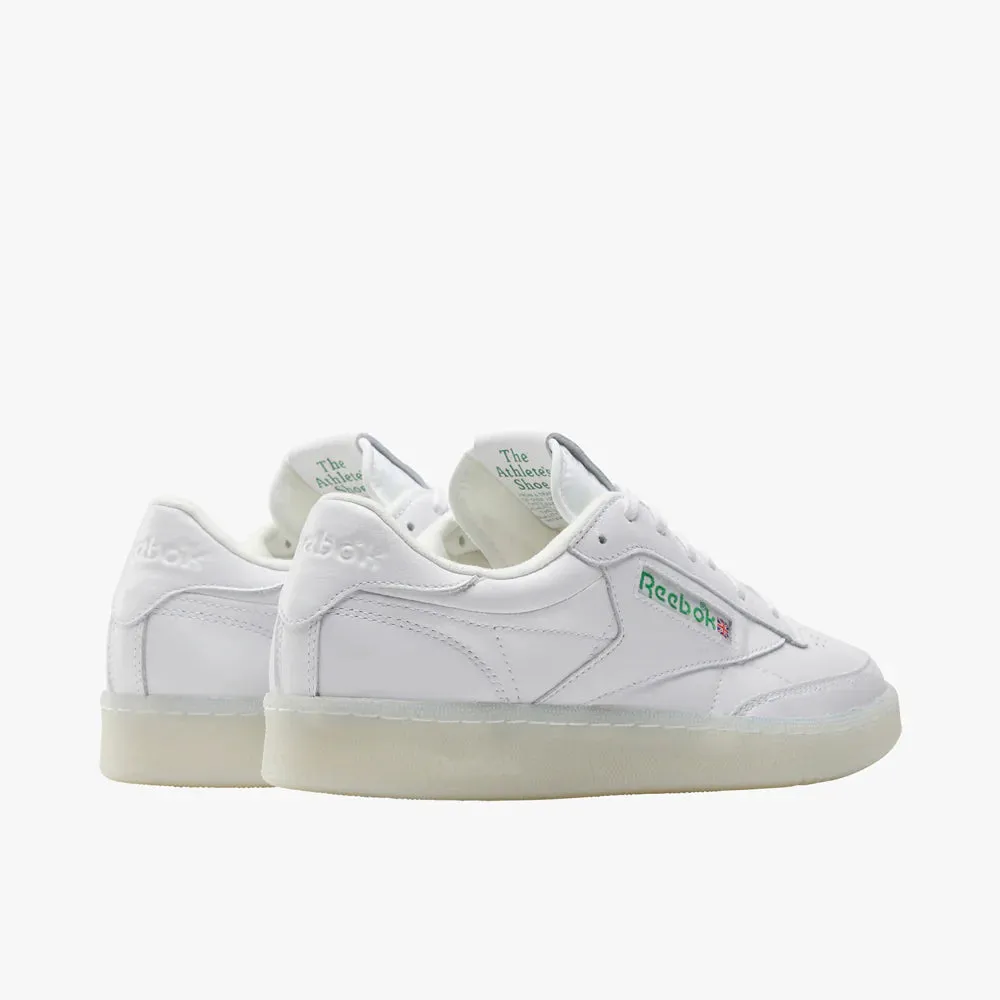 Club C 85 40th Anniversary Vintage Shoes (White   Glen Green   Vector Red)
