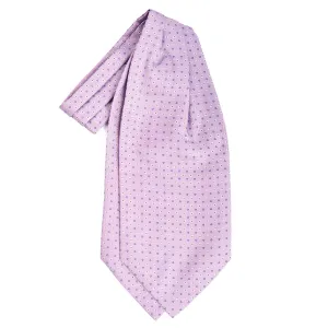 FUCSIA SILK ASCOT TIE