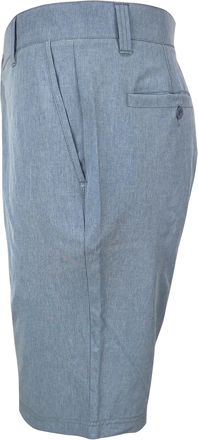 Mens Hybrid Shorts Chino Golf Athletic Casual Quick Dry Walk Boardshort