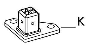 PLASTIC FOOT - 2 PIECES