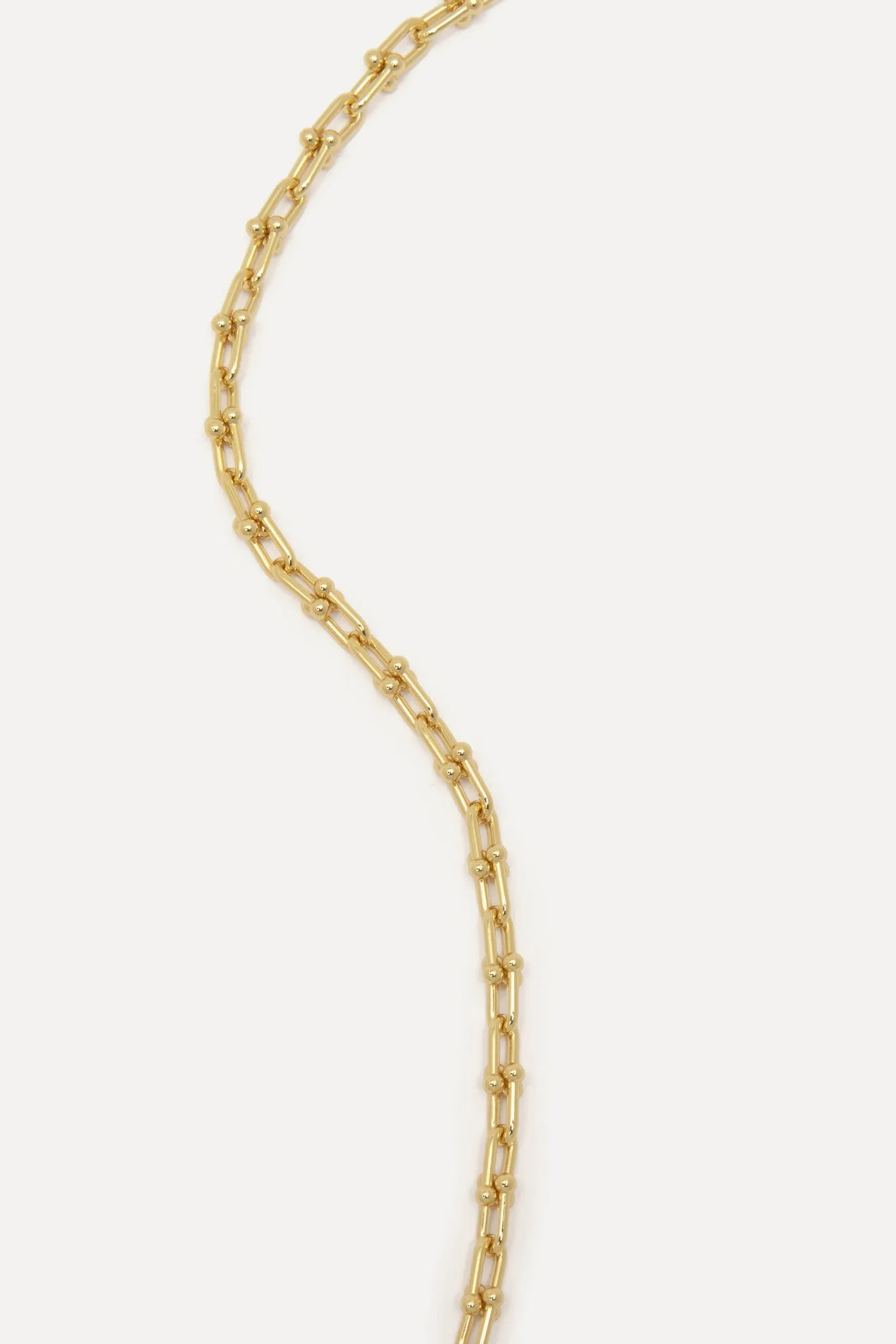 Rana Horseshoe Necklace Gold